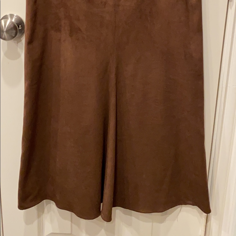 BCBGMaxazria Maxi Skirt in faux suede